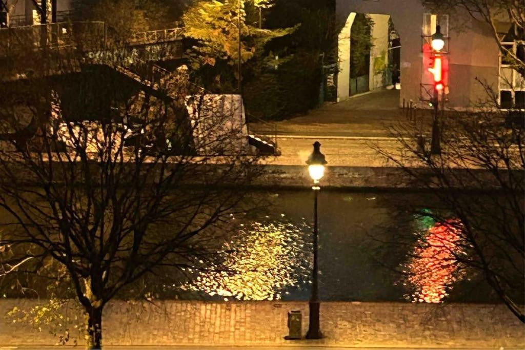 Ferienwohnung Logement Entier Vue Sur Canal Paris Exterior foto